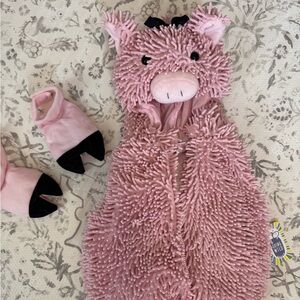 Toddler pink pig Halloween costume